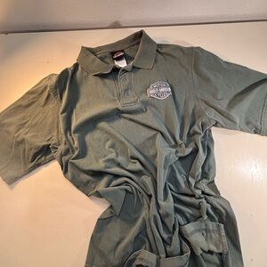 Harley-Davidson Olive Polo Shirt for Men